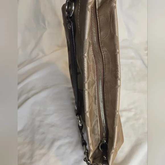 Coach 15250 Carly Signature Shoulder Purse - Picture 6 of 16